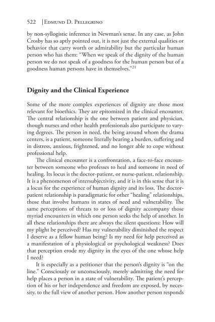 Human Dignity and Bioethics