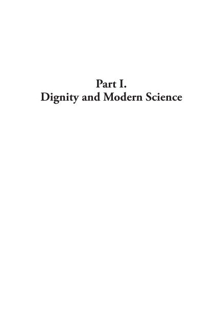 Human Dignity and Bioethics