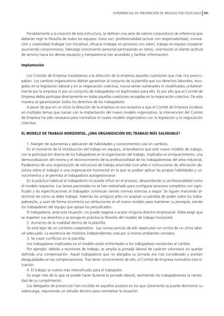 el ambiente psicosocial de trabajo y la salud - CCOO de Catalunya