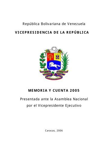 memoria vpr 2005 - Superintendencia Nacional de Auditoría Interna