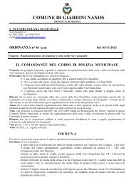 ORDINANZA PM n. 86 del 05/11/2012 - Pdf - Comune di Giardini ...