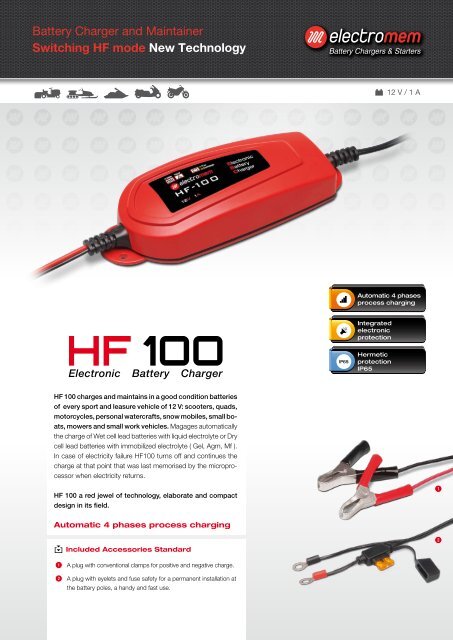 Battery Charger and Maintainer Switching HF mode New Technology