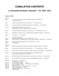 Cumulative Contents, Volume 1-30, 1982-2012 (ca. 250 KB) - AEWG