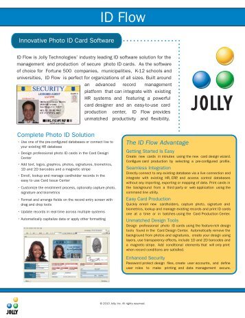 ID Flow Datasheet - TransTech Systems