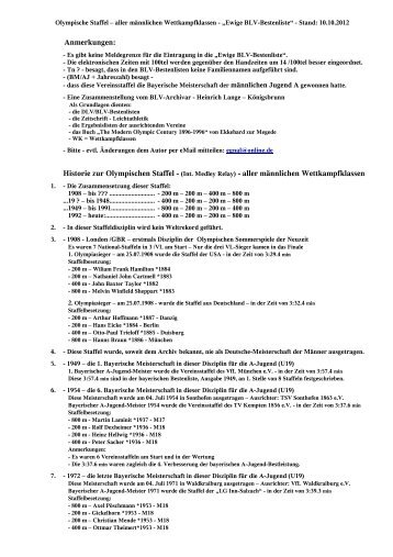 m - Bayerischer Leichtathletik-Verband e.v.