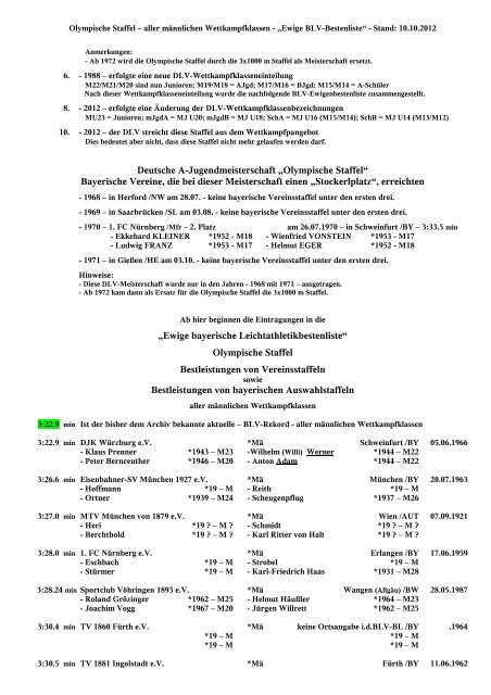 m - Bayerischer Leichtathletik-Verband e.v.