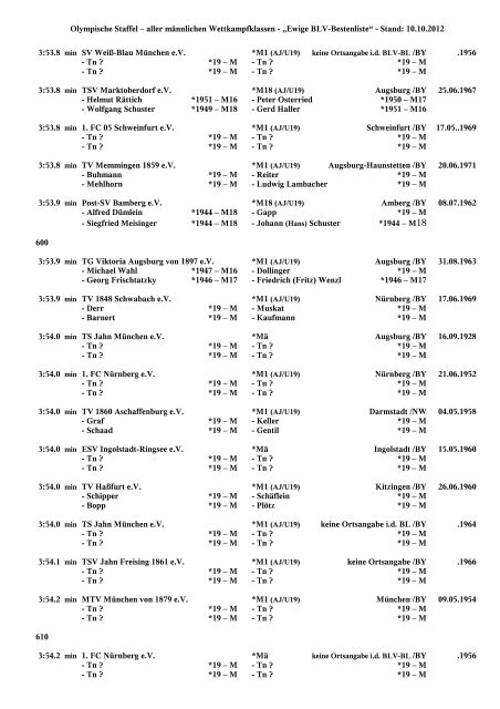 m - Bayerischer Leichtathletik-Verband e.v.