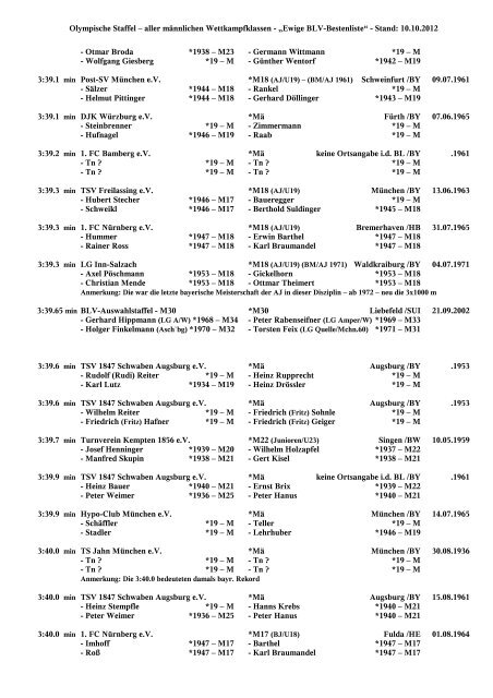 m - Bayerischer Leichtathletik-Verband e.v.