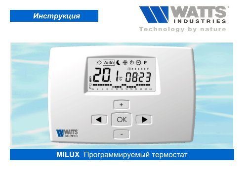 Milux termostato instrucciones hotsell