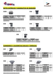 botes sifÃ³nicos y manguitos de inodoro sumideros y calderetas ...