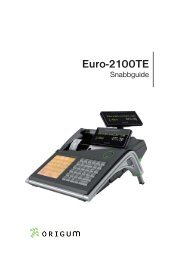 SnabbGuide Elcom Euro-2100TE - Origum Distribution AB