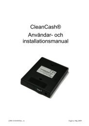 CleanCashÂ® AnvÃ¤ndar - Origum Distribution AB