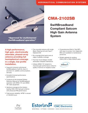 CMA-2102SB - Esterline