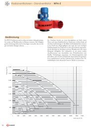 Bestimmung Bau Radialventilatoren â Standventilator - WPA-E