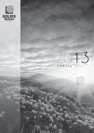 Goldis Berhad Annual Report 2013