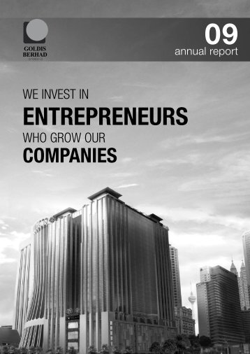 Goldis Berhad Annual Report 2009