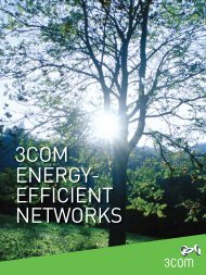 3Com Energy-Efficient Networks