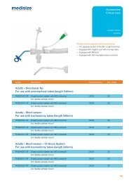 Closed suction systems - Medisize