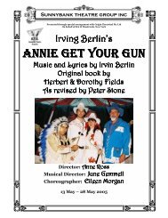 annie get your gun annie get your gun - Sunnybank Theatre Group