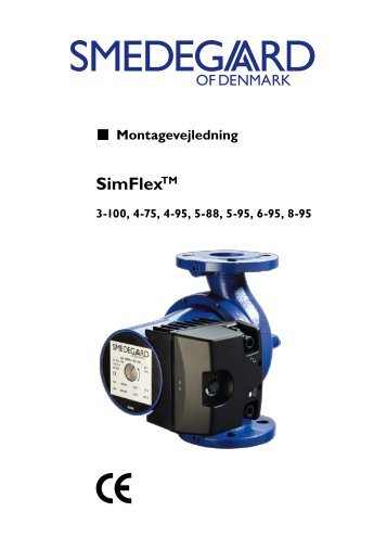 Simflex installation 3-100 to 8-95 - Smedegaard