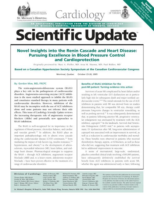 Novel Insights into the Renin Cascade and Heart Disease