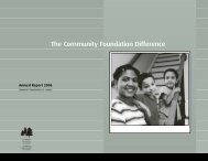 Annual Report 2006 - Community Foundations of Canada