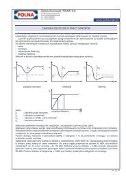 Zjawiska szkodliwe w pracy zaworów (2,6 MB) - Polna S.A.