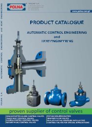 Product catalogue: Automatic control and heat ... - Polna S.A.