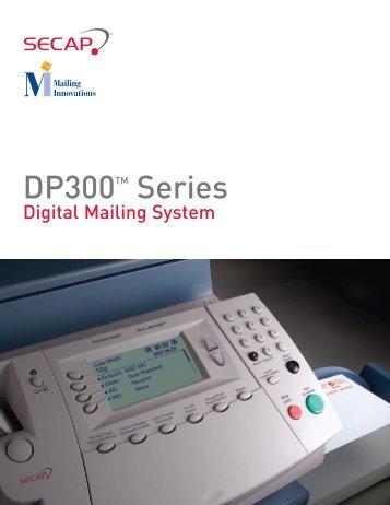 Secap DM400C/DP400C Brochure - ASAP Meter Ink