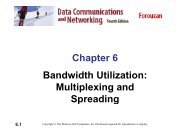 Chapter 6 Bandwidth Utilization: Multiplexing and Spreading 6.1