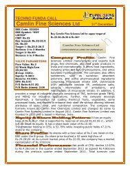 Camlin Fine Sciences Ltd - InvestmentGuruIndia