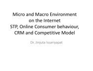 Mi d ME it Micro and Macro Environment on the Internet STP, Online ...