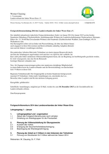 download pdf - Landesverband der Imker Weser Ems eV