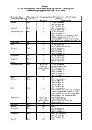 Anlage 1 zur StraÃenreinigungs- und ... - Gemeinde Much