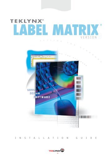 Teklynx > LABEL MATRIX