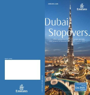 Dubai Stopovers. - Emirates