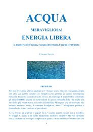 ACQUA MERAVIGLIOSA! ENERGIA LIBERA la ... - atuttoportale