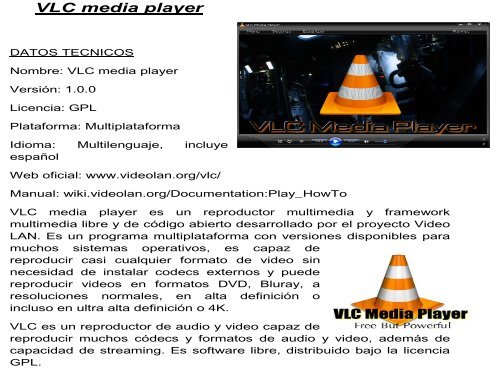 Intacto avión Revisión VLC media player