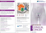 Download a soft copy of the Cervical Cancer brochure in English