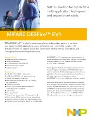 MIFARE DESFireâ¢ EV1 - AdvanIDe