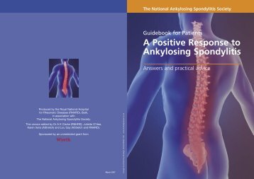 NASS Guide Book on Ankylosing Spondylitis.