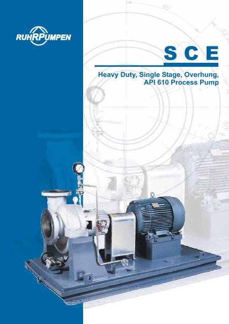 Heavy Duty, Single Stage, Overhung, API 610 Process Pump