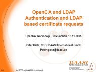 Distributed LDAP and PKIs (Peter Gietz) - OpenXPKI