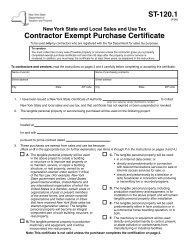 Form ST-120.1: April 2006, New York State and Local Sales and ...