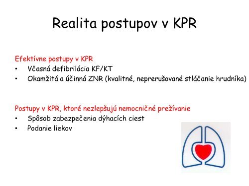 Aktuálne zmeny v doporučeniach pre neodkladnú resuscitáciu