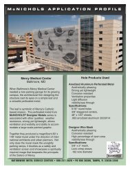 Mercy Hospital Perforated Metal