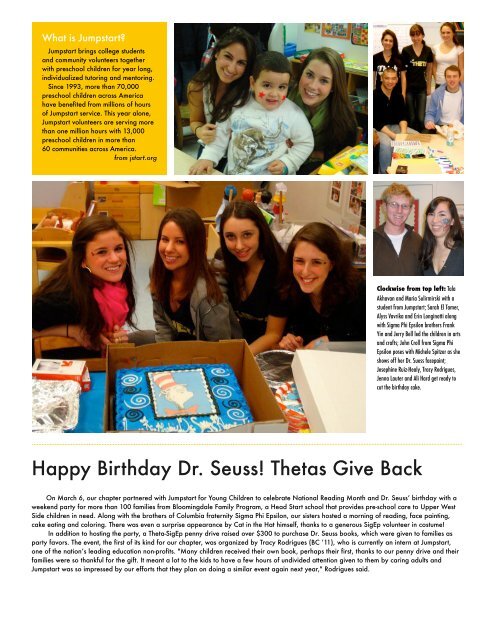 march 2010 newsletter - Kappa Alpha Theta - Columbia University