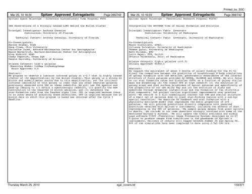 Extragalactic abstracts - IRSA - California Institute of Technology