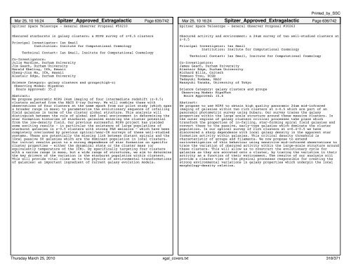 Extragalactic abstracts - IRSA - California Institute of Technology