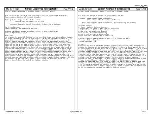 Extragalactic abstracts - IRSA - California Institute of Technology